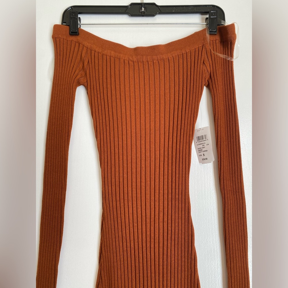 Knit sweater dress